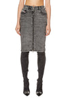 Diesel - Dámská sukně DE-PENCIL A09736 šedá